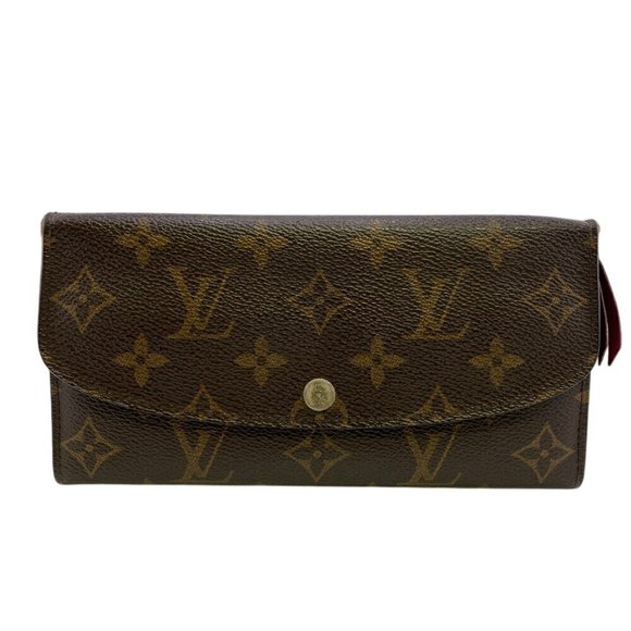 LOUIS VUITTON M60136 Portefeuille Emily Monogram Long Wallet, Brown, Unisex - Picture 1 of 10